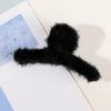 Winter Plüsch Haar Klaue Elegante Acryl Haarnadeln Kunstpelz Haar Clip Haarspange Krabbe Kopfbedeckung für Frauen Mädchen Haar Zubehör
