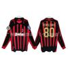 AC Milan Retro Jersey 0607 Season Kaka Maldini Ronaldinho Pirlo Collectibles Football