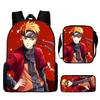 Backpack Naruto Children Set With Pencil Case And Versatile For School Trips Day