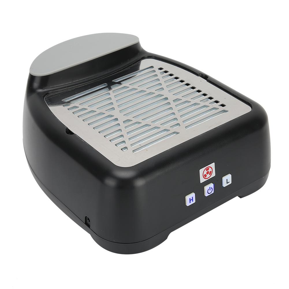 30W Adjustable Nail Dust Collector Strong Suction Nail Art Vacuum Cleaner Manicure ToolUK Plug