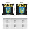 I'M NOT YELLING I'M UKRAINIAN Pillow Covers Merch Printed Cushion Cover Decorations  Throw Pillow Case Cover Home Multi Size