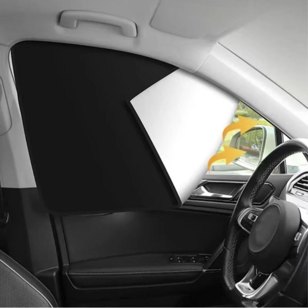 Heat Insulation Car Side Window Sunshade Magnet Car Window Sunshade Car Curtains Auto Accessories