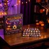 Kit Artigianale di Halloween Calendario dell'Avvento Pittura con Strass Gnomo 31 Giorni, Kit Artigianato Fai-da-te per Bomboniere Festa, Ornamenti Artistici Fatti a Mano con Strumenti per Perline