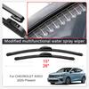 2pcs Car Modify Windshield Water Spray Wiper For Chevrolet CRUZE CAVALIER AVEO 2009-2026 Auto Wet Arm Cleaning Wiper Exterior