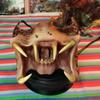 Halloween Cosplay Horror Costume Alien Battle Iron Blooded Warrior Latex Half Face Mask