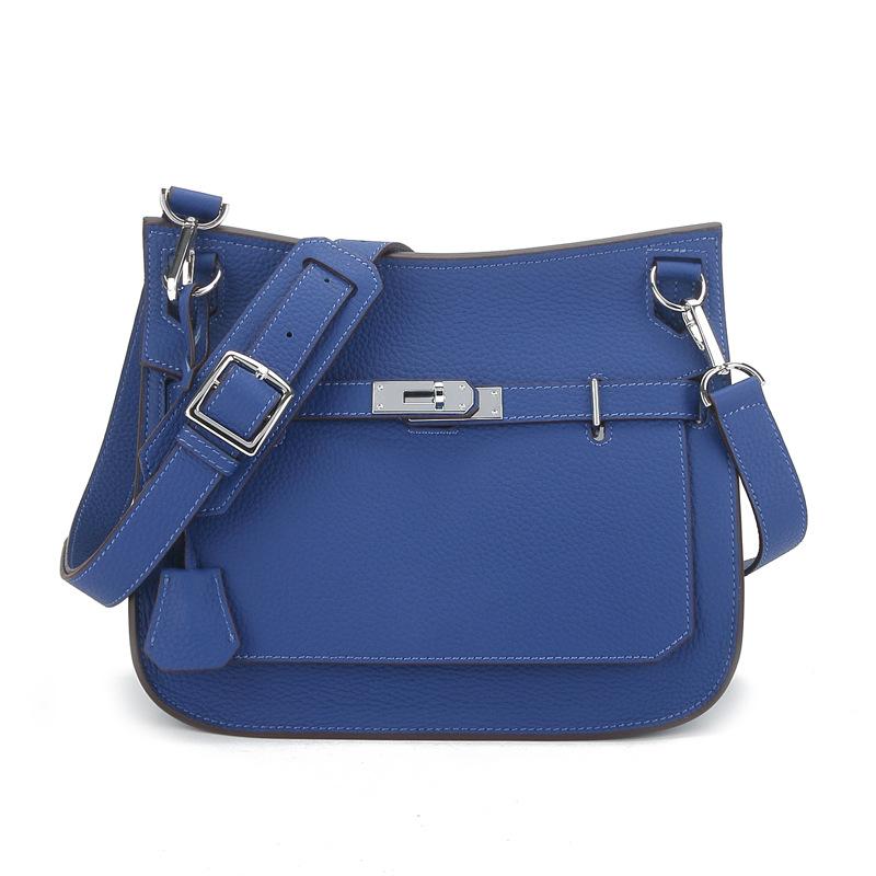 2025 Nová vrchní vrstva hovězí kůže Gypsy taška Kožená módní podpažní taška přes rameno Atmosférická textura Platinum Kai taška