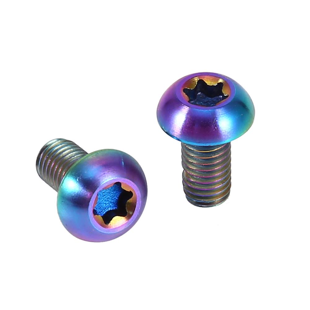 12pcs T25   Bike   Hd  s Disc Brake Screws For Bike  (colorful)