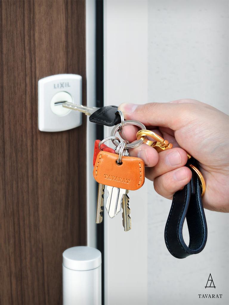 Tabarat Genuine Leather Key Made In Himeji Set of 4 4 Caps, Japan, Leather, (Standard Size, Colors)