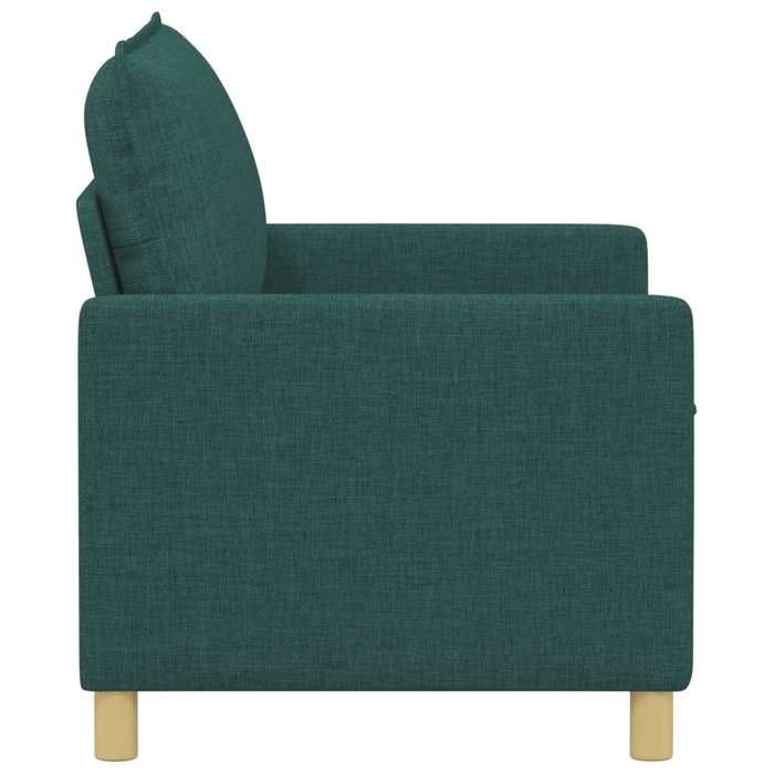 Maison Exclusive - Canapé 2 place Vert foncé 126 x 81 x 87,5 cm Tissu