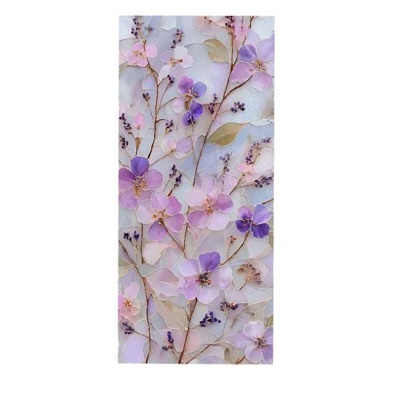 Stained Glass Privacy Window Film Flower Window Wall Decals UV B