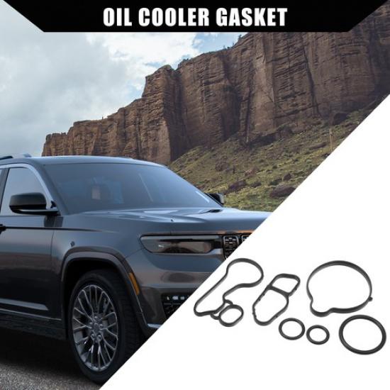 1 Satz 55565385 Ölkühlerdichtung für Buick Encore 2013- Gummi Schwarz