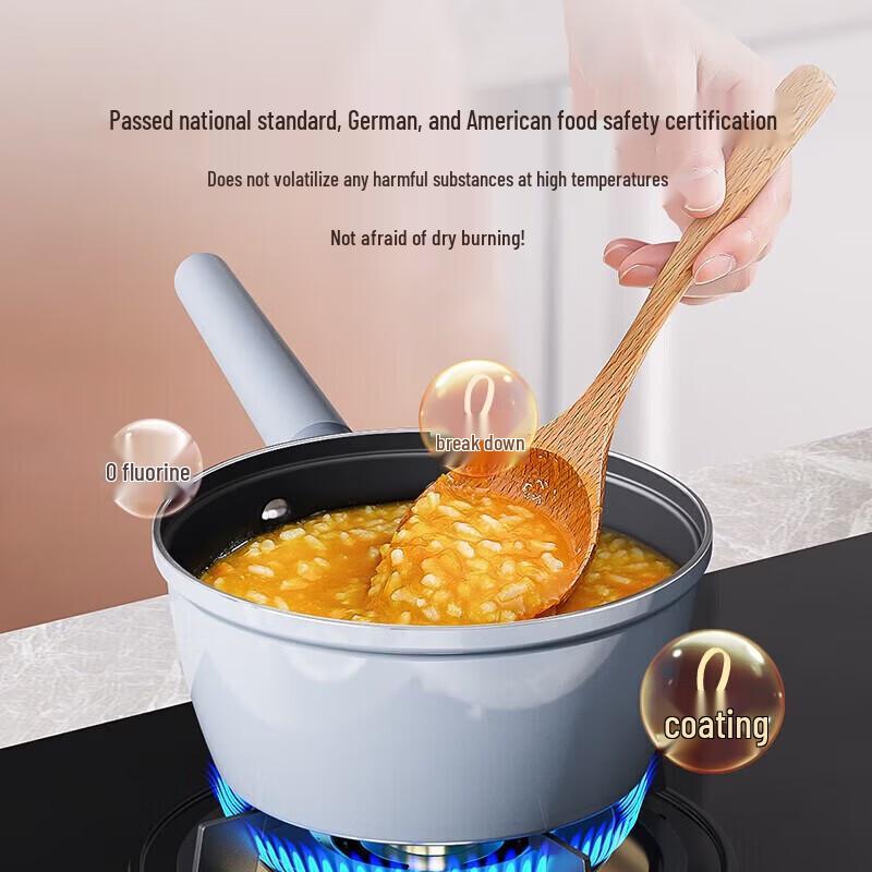 Sanhe 0-Coating Nano Non-Stick Milk Pot