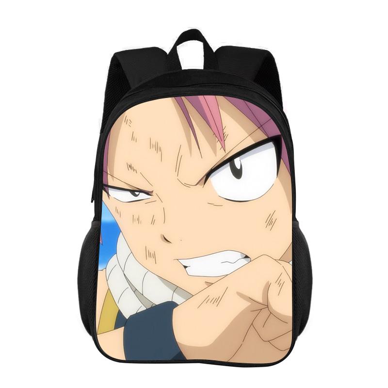 FAIRY TAIL Backpack Cartoon Anime Printed Student Boys and Girls New Large Capacity Versatile Lightweight