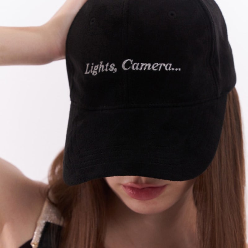 

ENTRE REVES LIGHTS CAMERA - BALL CAP BLACK