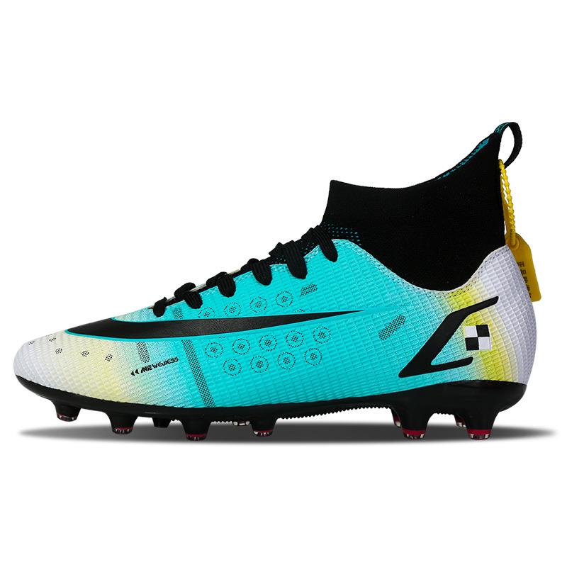 Youth training foreign trade broken new student nail football shoes men's long nail shoes sports shoes women's large size high price