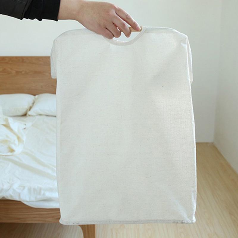 1pc Collapsible Laundry Basket with Handle Large Capacity Household Bathroom Dirty Clothes Storage Basket Clothes Organizer