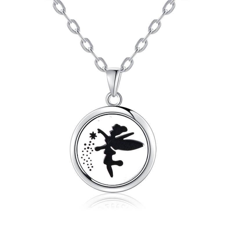 New Tree Of Life Aromatherapy Necklace Stainless Steel Essential Oil Diffuser Amulet Perfume Locket Pendant Women Jewelry Gift