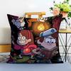 Gravity Falls Cushion Cover Washable Linen comfort Soft  for Sofa Bed Cozy Home Room Decor