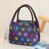 Portable Nylon Floral Print Tote Bag Waterproof Multifunctional Women Handbag Mommy Bag For Picnic Travel