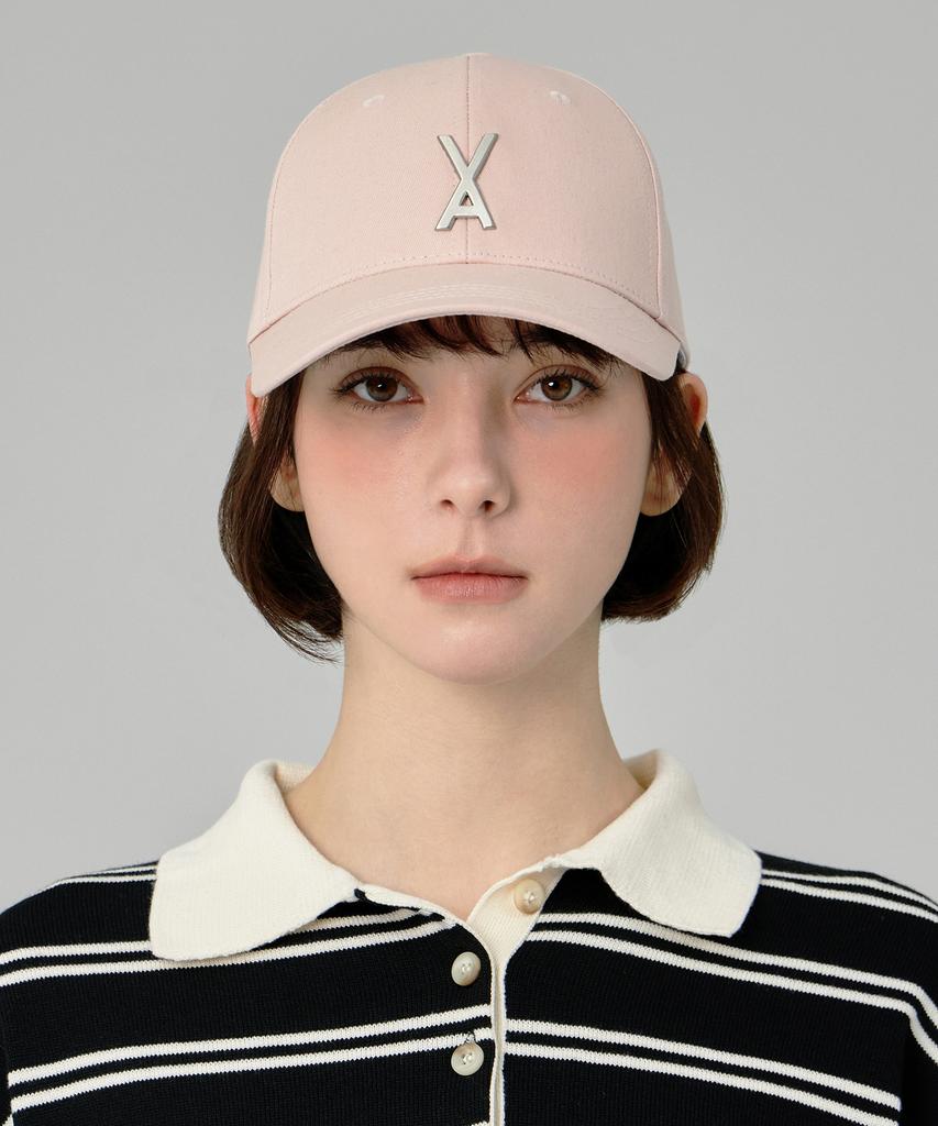 Bajal Va Big Studded Ball Cap Pink