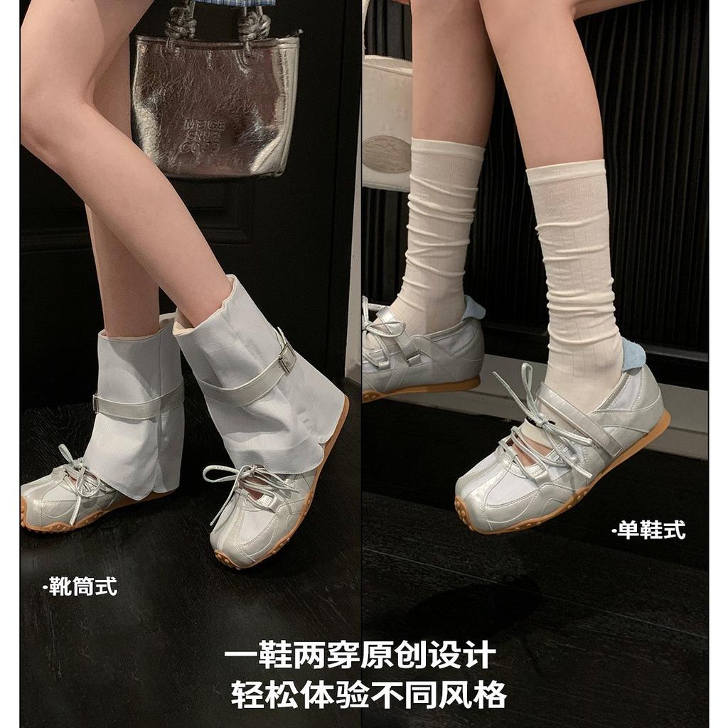 Uncle Wen Has the Same Romank~ Ballet Shoes, Women's Platform Soles, German Training Single Shoes, Mary Jane Shoes, Cool Boots, Stacked Short Boots