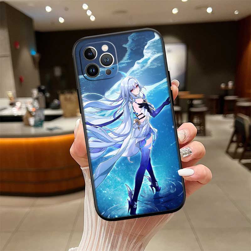 RE33 Genshin Impact New High-End Shell Phone Case for iPhone SE X XS XR 16E 17 11 Pro Max 8 7 6 6s Plus Air