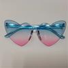 Candy Color Heart-Shaped Sunglasses Colorful Heart Cat Eye Sun Glasses Gradient Lenses Shades Beach Party Glasses For Women Men