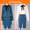 Stylish Blue And White Ciel Phantomhive Costume Outfit For Unisex Cosplay Events