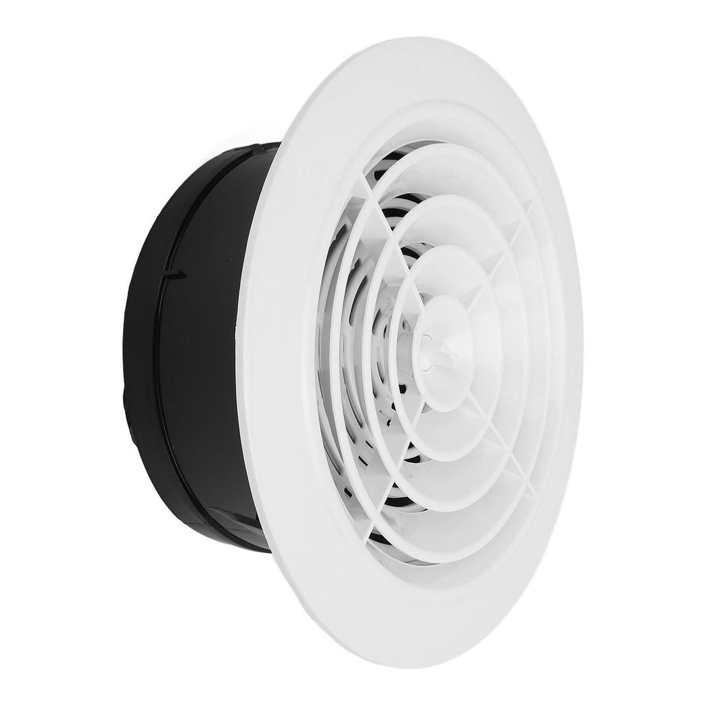 Tampa de ventilação redonda de 150 mm ABS Plástico Ventilação de ar Grelha de grelha para casa Banheiro Cozinha Escritório Wa