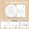 White Noise Sound Machine, Portable Sound Machine Baby, Noise Canceling Travel Sound Machine For Nursery