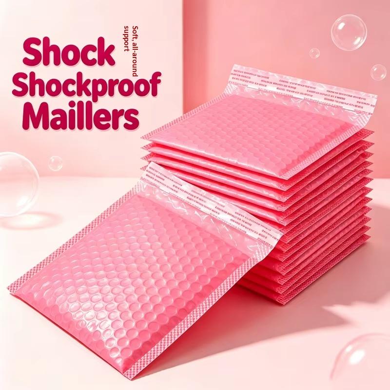 20Pcs Multicolor Self-Adhesive Thick Bubble Mailers Waterproof Shockproof For Small Business Shipping Packaging