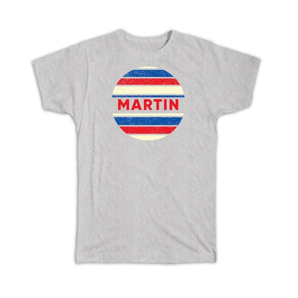 Gift T-Shirt : Martin Slovakia Slovak Distressed Slavic Retro Expat Vintage Flag L
