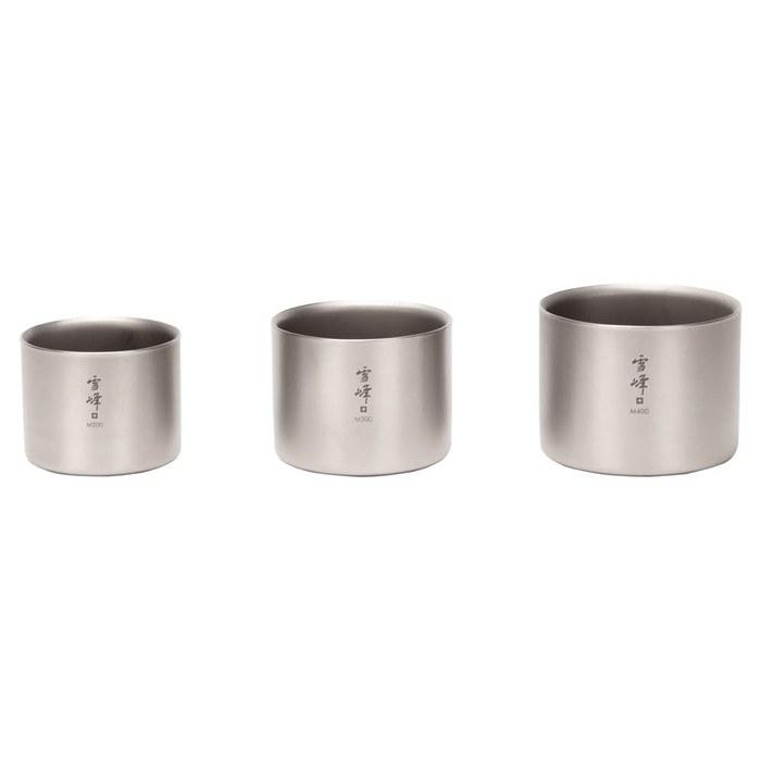 Snow Peak Stacking Mug Yuh 200ml Titanium Double-Wall TW-128 Multi