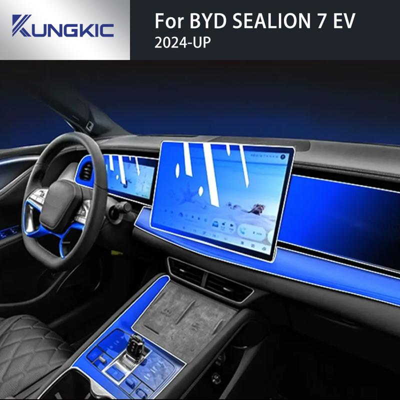 Auto Zentralsteuerung TPU Navigation Kratzfest Innenraum Schutzfolie Navigation Für BYD SEALION 7 EV 2024 Zubehör