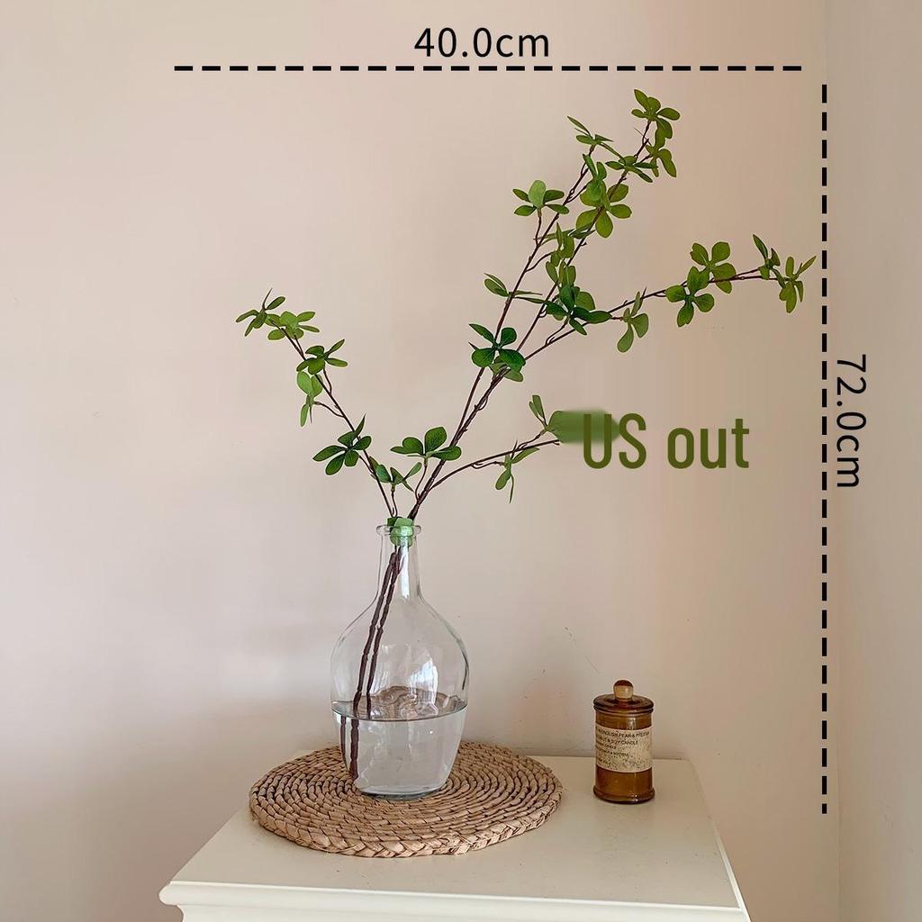 Horse Chestnut Hanging Bell Artificial Plant - Transparent Floral Arrangement for Living Room or Dining Table Decor