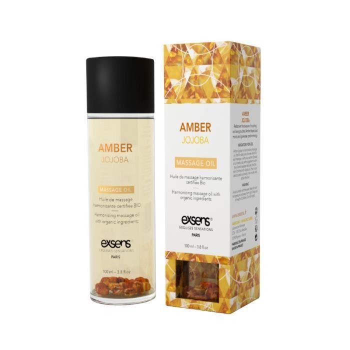 Massage Oil - Amber and Jojoba - For Adults - Well-being - Relaxation