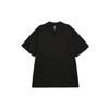 Polo Shirts Men's Black Polo Collar Moderate Straight Fit JE6665