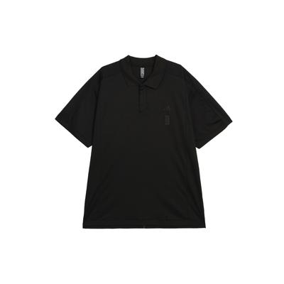 Polo Shirts Men's Black Polo Collar Moderate Straight Fit JE6665