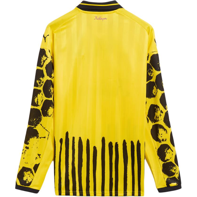 Puma Kid Super Studios Ss25 Borussia Dortmund Retro Polo Casual Fashion Long Sleeve T-Shirt Men Tops 78275302