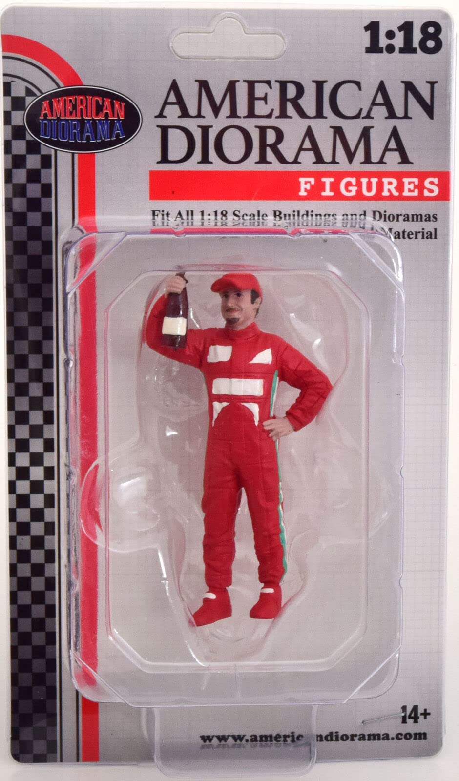 

Американская диорама Масштабная фигурка Легенда гонок 1/18 2000-е годы-B [Б/У]