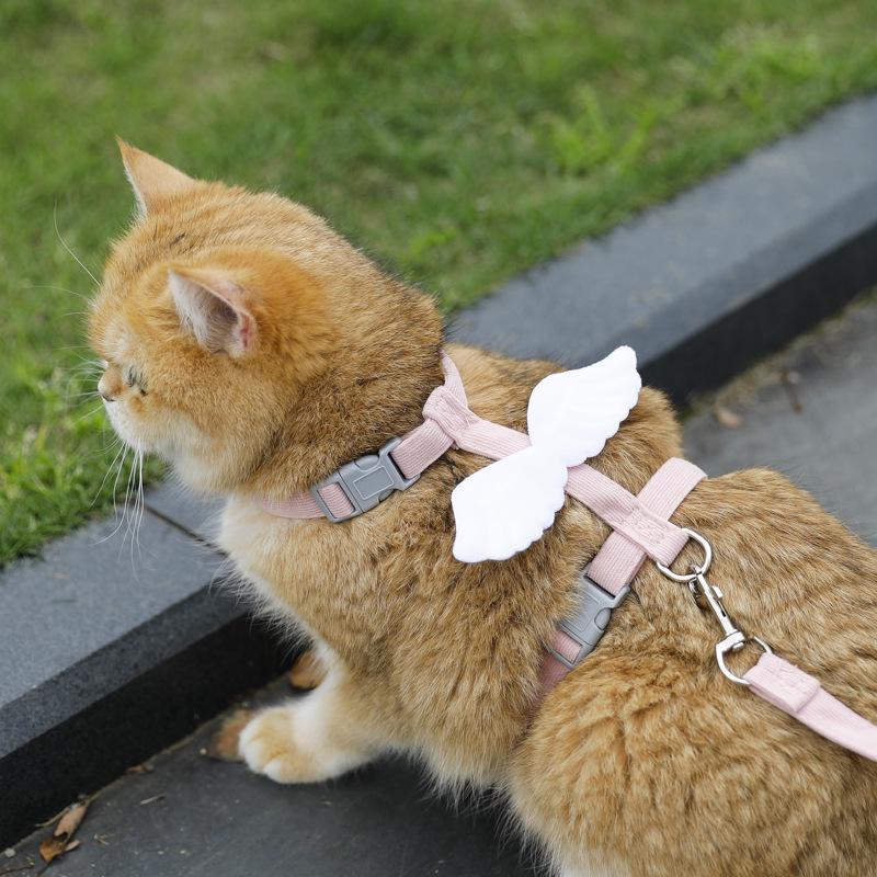 Little Bee Anti-Escape Cat Leash & Harness - Adjustable Outdoor Walking Rope