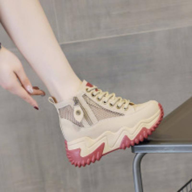 

Autumn and winter new women s shoes small height increase versatile casual shoes women s fashion high-top platform shoes 6 40