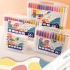 Children's 24-Color Waterproof Acrylic Marker Set - Non-Bleeding Water-Based Pens for DIY Graffiti and Drawing
