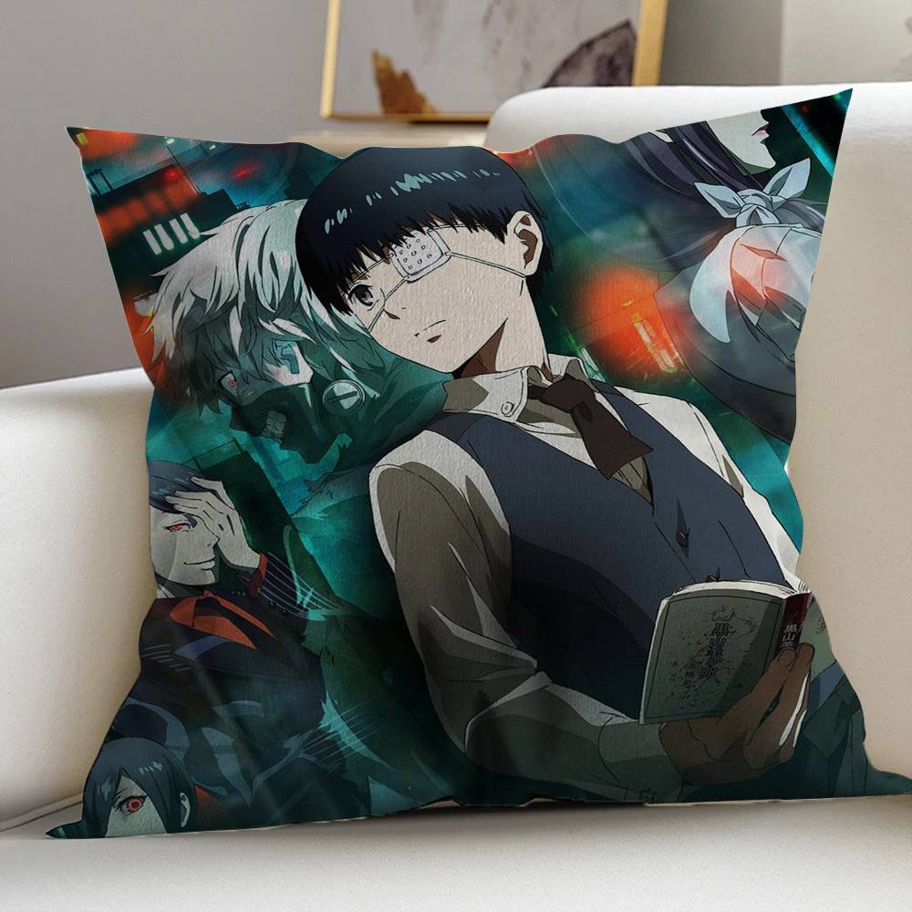 Manga T-Tokyo Ghoul Personalisiertes Bild Text Heimdeko Kissen Haushaltsgeschenke 45x45cm