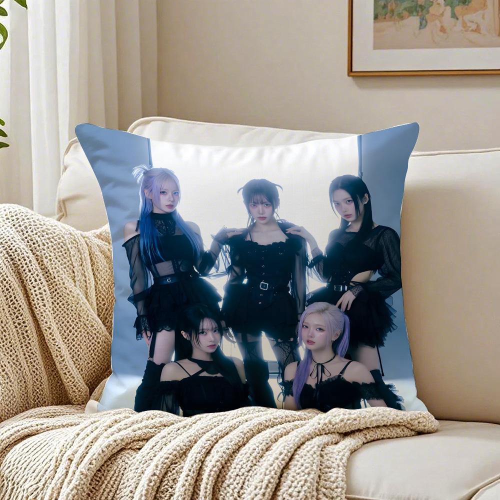 GirlGroup Kpop Iizna Cushion Cover Pillowcase Antidustmite Living Room Sofa Decor Cushion Room