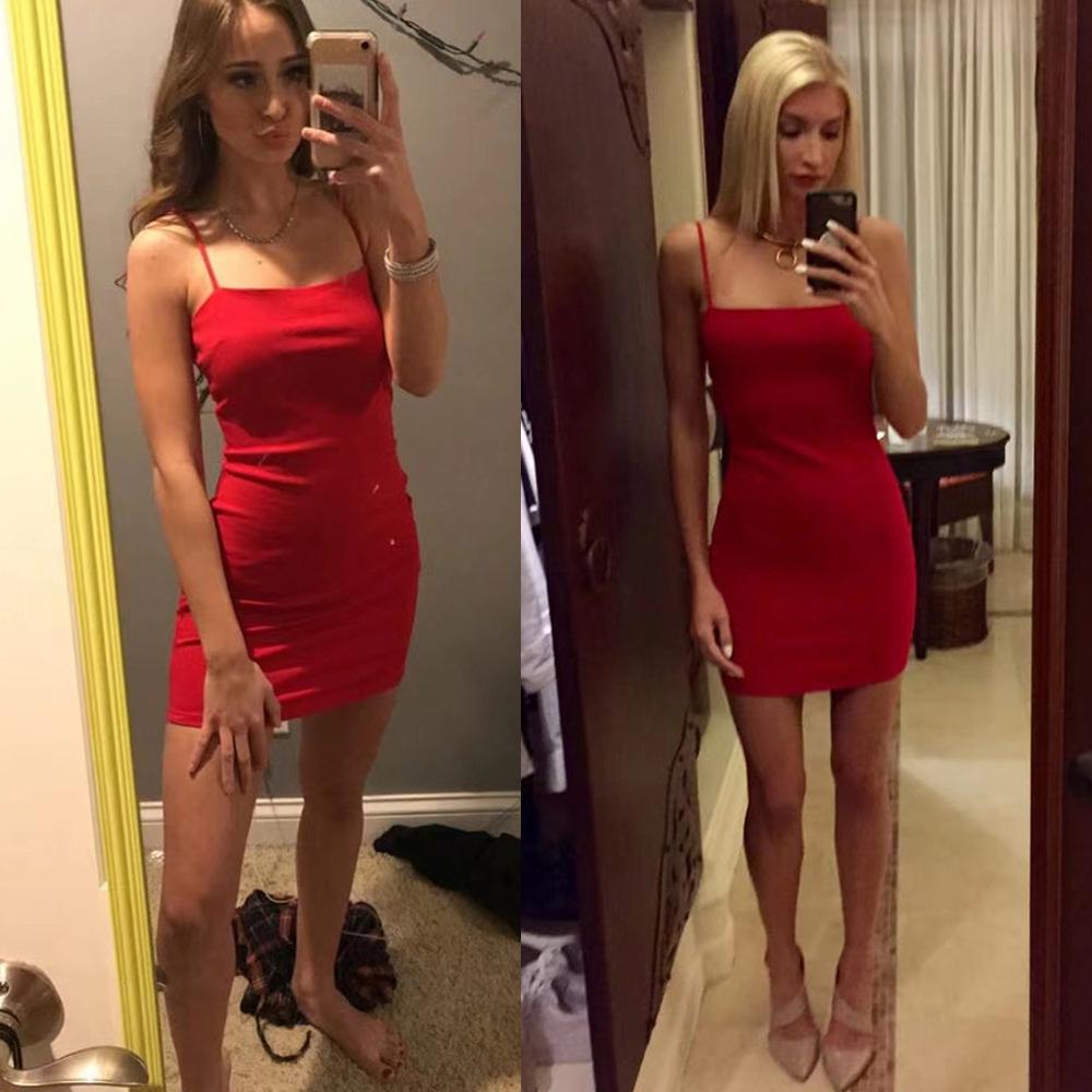 Women's European & American Bodycon Party Dresses - Sexy Strappy Pencil Skirts for Evening Events