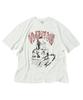 TRAVEL Dispair Pigment Short Sleeve T-Shirt Cream