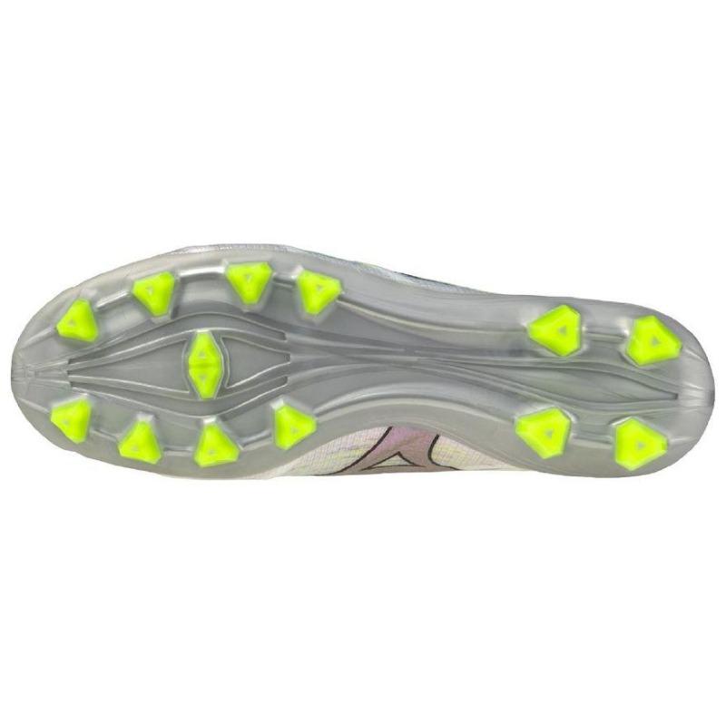 Mizuno Scarpe da Calcio Unisex Alpha 2 Pro Argento Verde P1GA256409