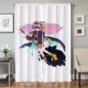 Home Interior Kitchen Curtains for Living Room 2 Pieces Blackout Curtains Door Curtain Young Girls Partition Bedroom Decoration