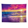 Sunset Blacklight UV Reactive Wall Hanging Tapestry Fluorescent Tapestry for Living Room  Bedroom and Home Decor